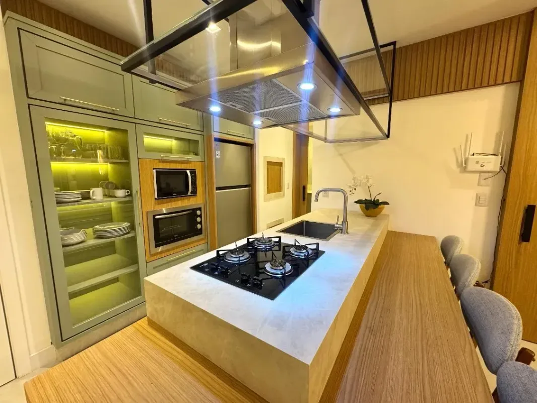 Apartamento para alugar com 55 m², 1 quarto, 2 banheiros, 1 vaga — foto 2