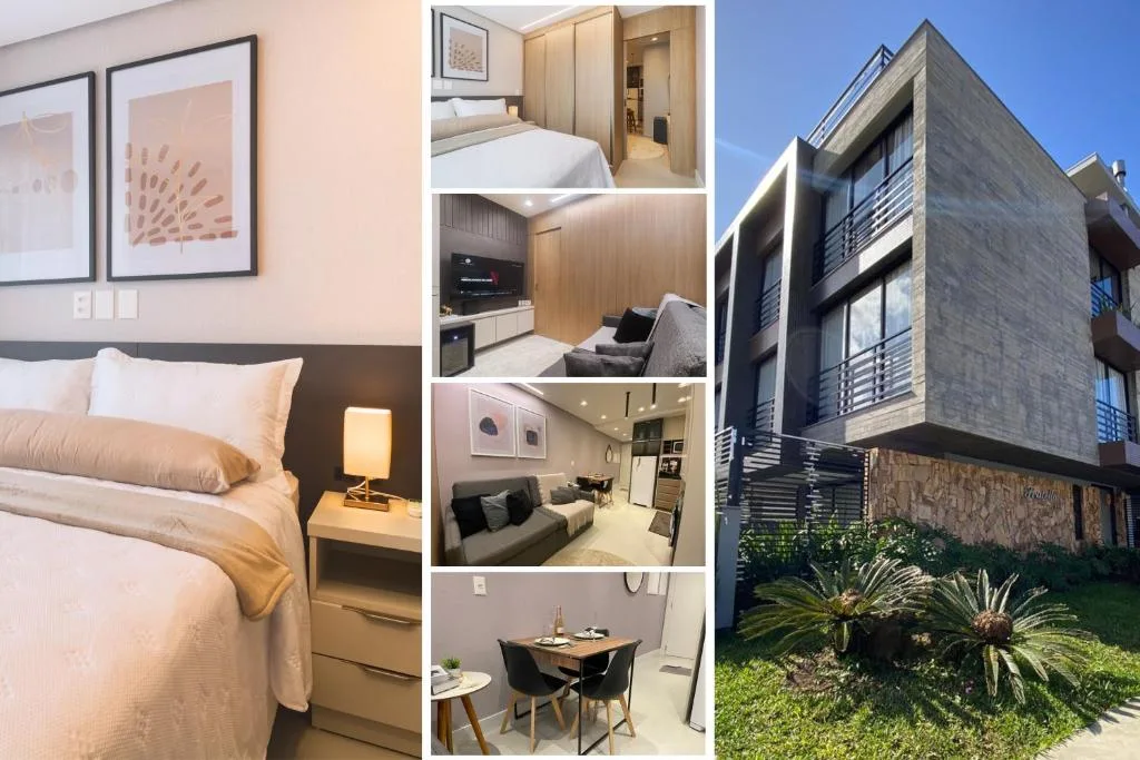 Apto Studio Premium com ar | 450mts da Praia, Torres, na 443 Residencial Fratello - Avenida Independência em Torres/RS
