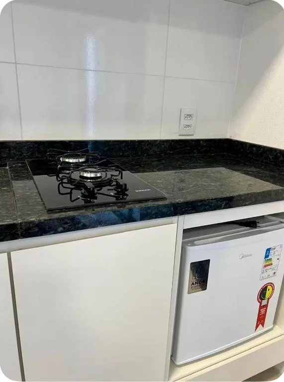 Suíte completa com cozinha próximo ao mar, Torres, na Estrada dos Cunhas, 1620 Apto 01, térreo com escada em Torres/RS — foto 8