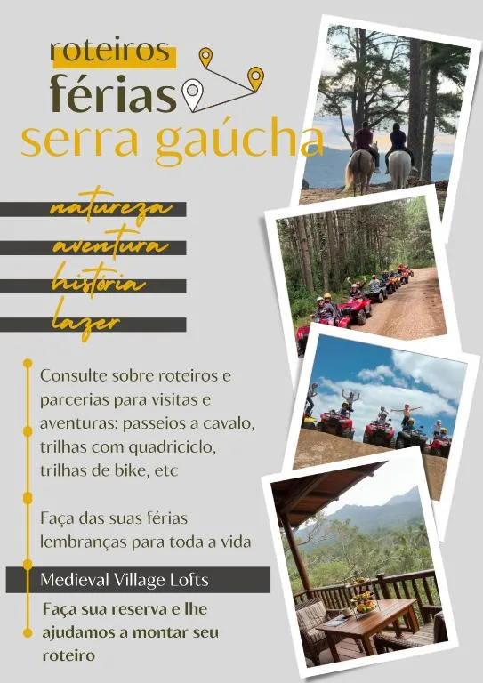 Medieval Village Lofts, Canela, na R. Estr. da Ferradura, 400 em Canela/RS — foto 40