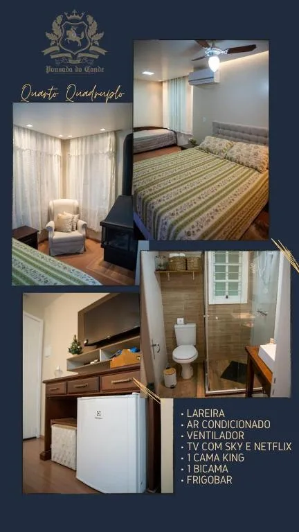 Hotel Pousada do Conde, Canela, na Rua dos Pinheirais em Canela/RS — foto 31