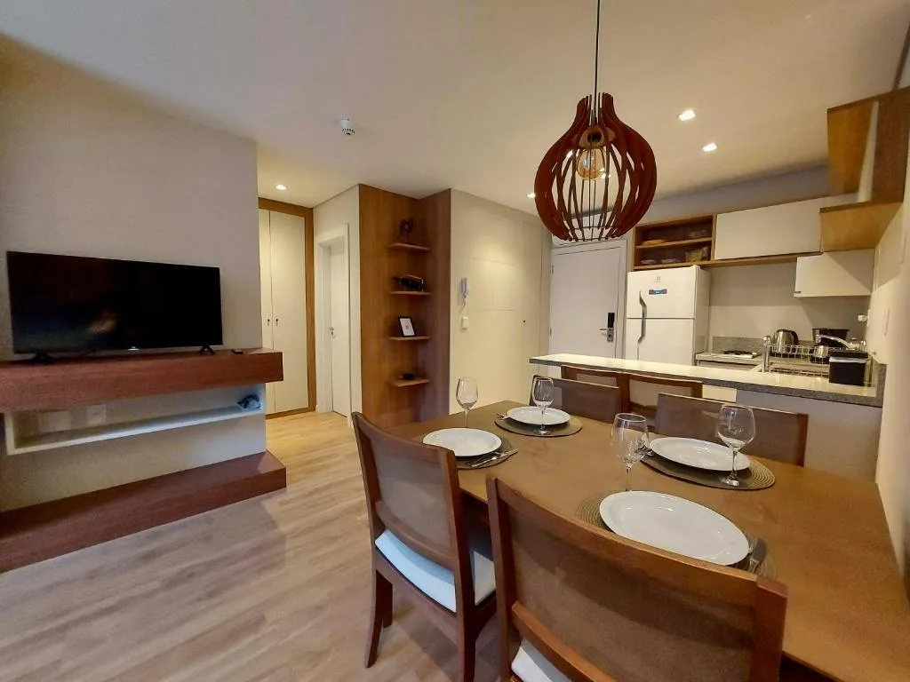Lindo Flat no Serra Class com Piscina e Sauna, Canela, na Rua Minas Gerais em Canela/RS — foto 5
