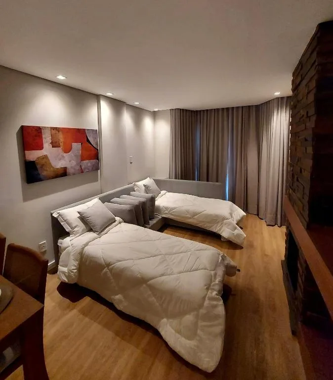 Lindo Flat no Serra Class com Piscina e Sauna, Canela, na Rua Minas Gerais em Canela/RS — foto 16