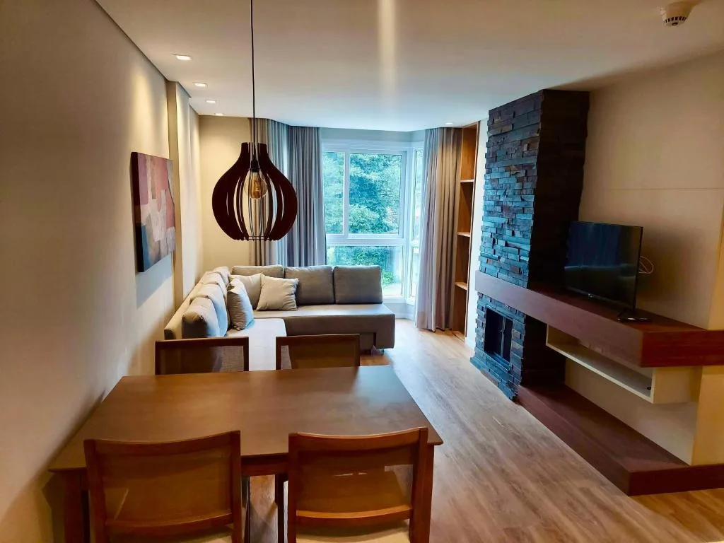Lindo Flat no Serra Class com Piscina e Sauna, Canela, na Rua Minas Gerais em Canela/RS — foto 19