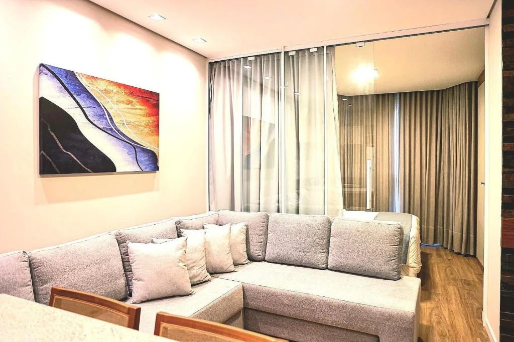 Flat Premium com Lareira e Piscina aquecida, Canela, na 77 Rua Minas Gerais em Canela/RS — foto 12