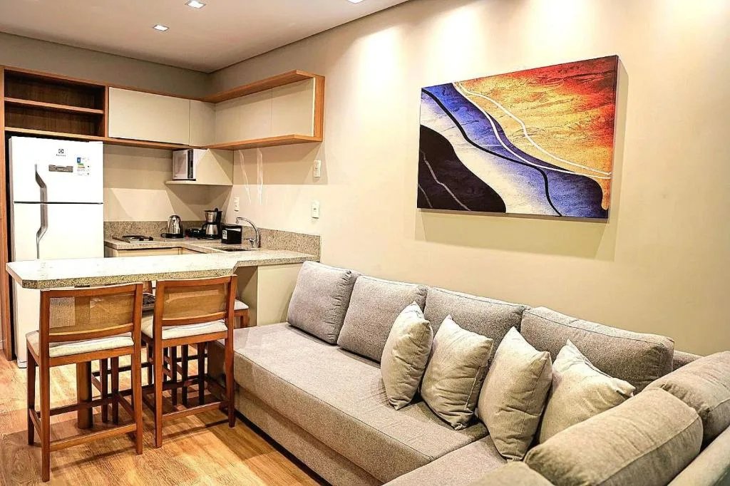 Flat Premium com Lareira e Piscina aquecida, Canela, na 77 Rua Minas Gerais em Canela/RS — foto 14