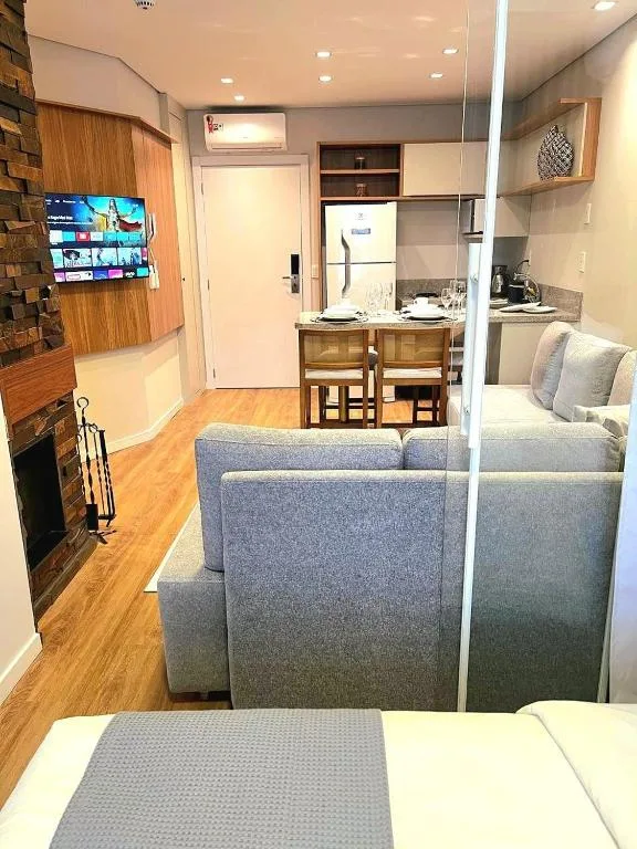 Flat Premium com Lareira e Piscina aquecida, Canela, na 77 Rua Minas Gerais em Canela/RS — foto 19