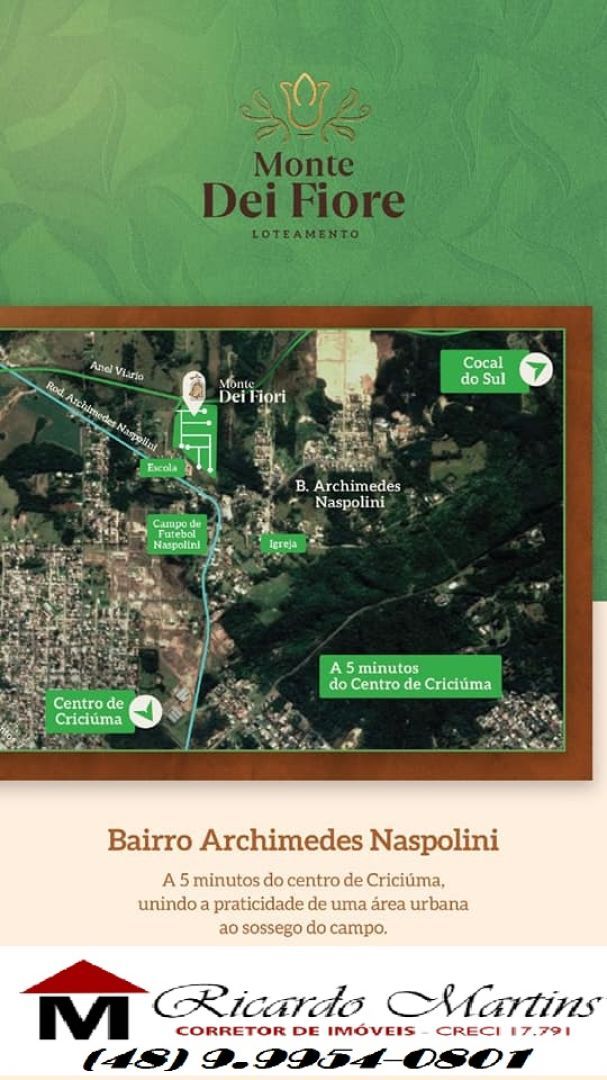 Loteamento Monte dei Fiore bairro Naspolini
