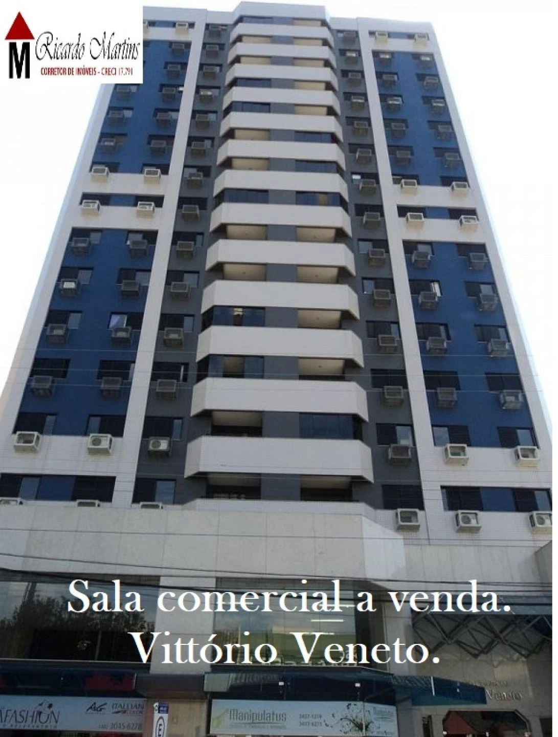 Sala comercial a venda no Centro de Criciúma Vittório Veneto