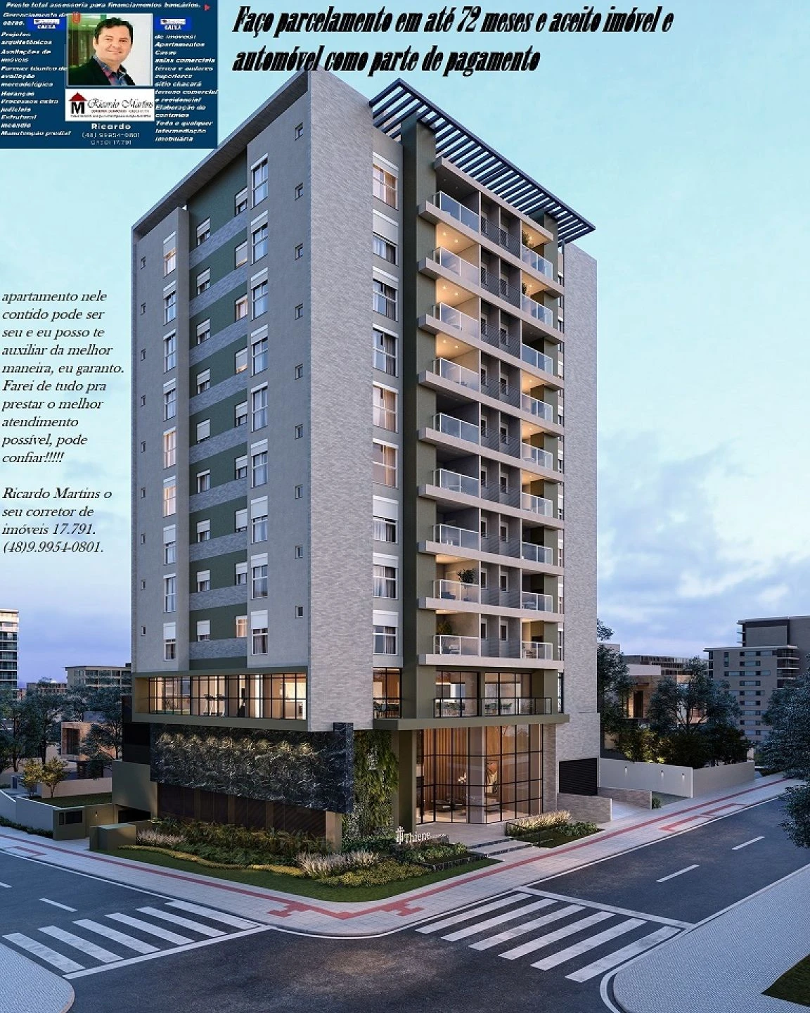 Thiene Centro Criciúma apartamento a venda