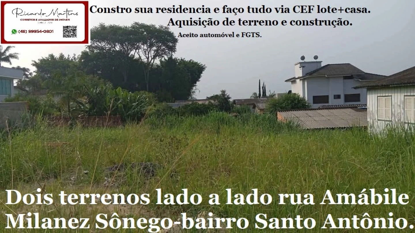 Terreno a venda bairro Santo Antonio Criciúma