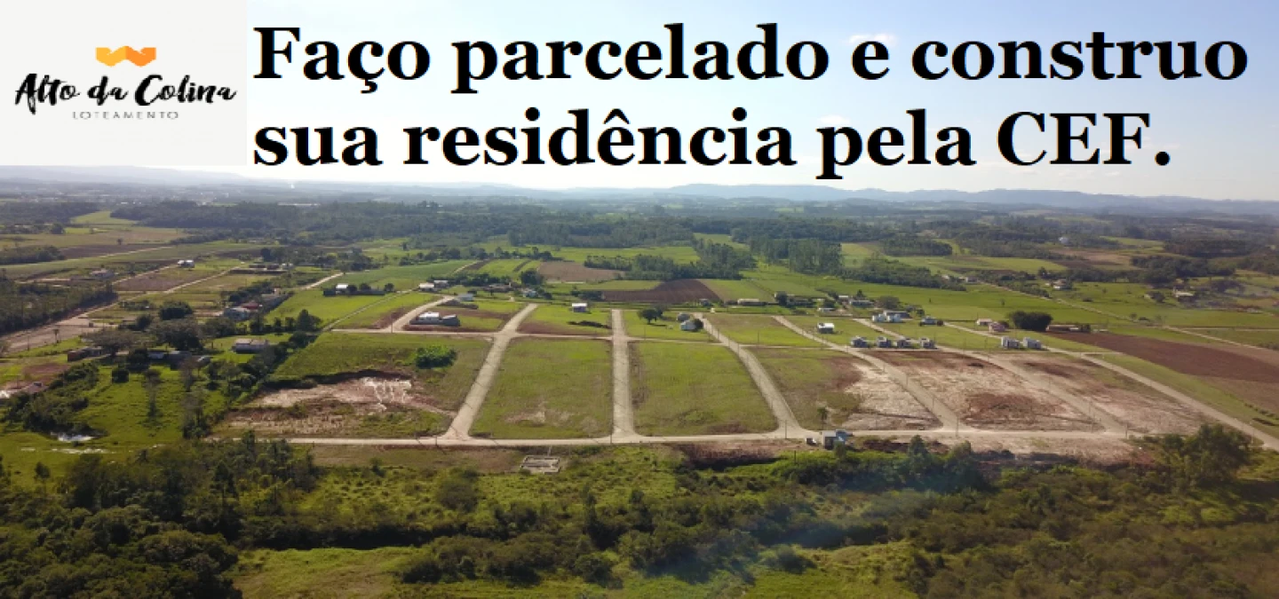 Loteamento Altos da Colina bairro Tereza Cristina Içara