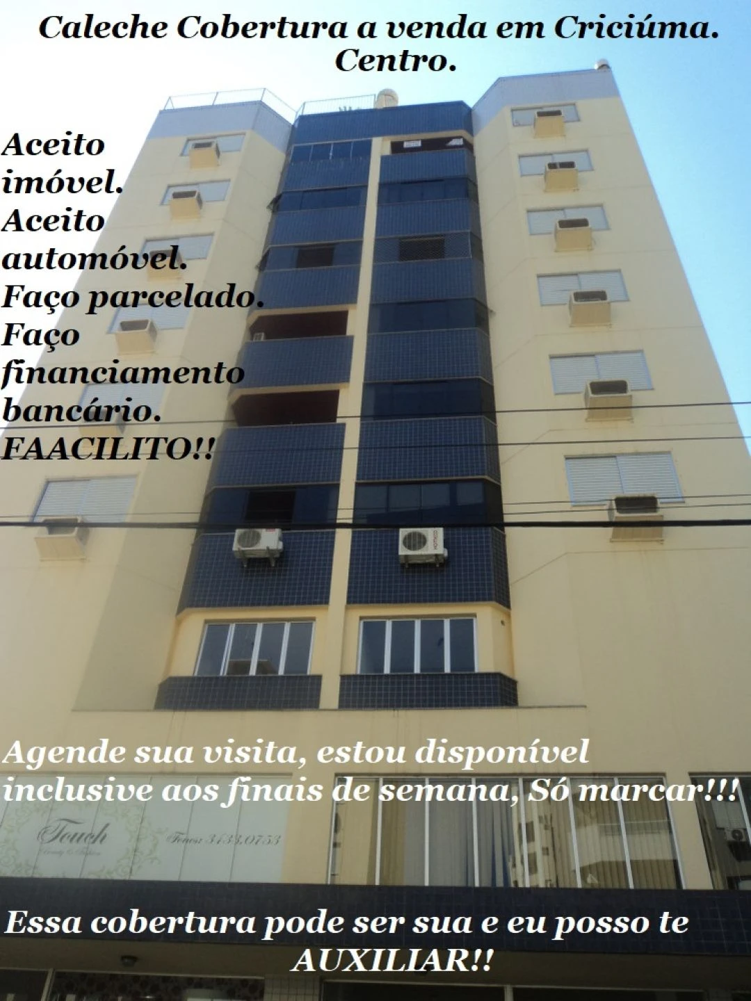 Caleche cobertura a venda no Centro de Criciúma