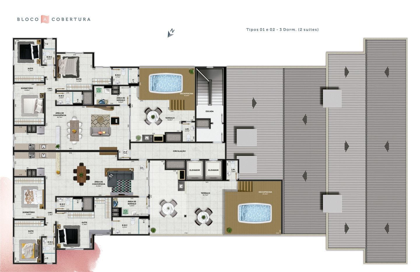 Residencial Le Blanc bairro Santa Catarina Criciúma — foto 15