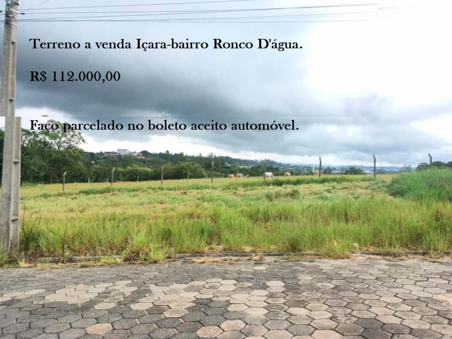 Terreno a venda em Içara bairro Ronco D'água