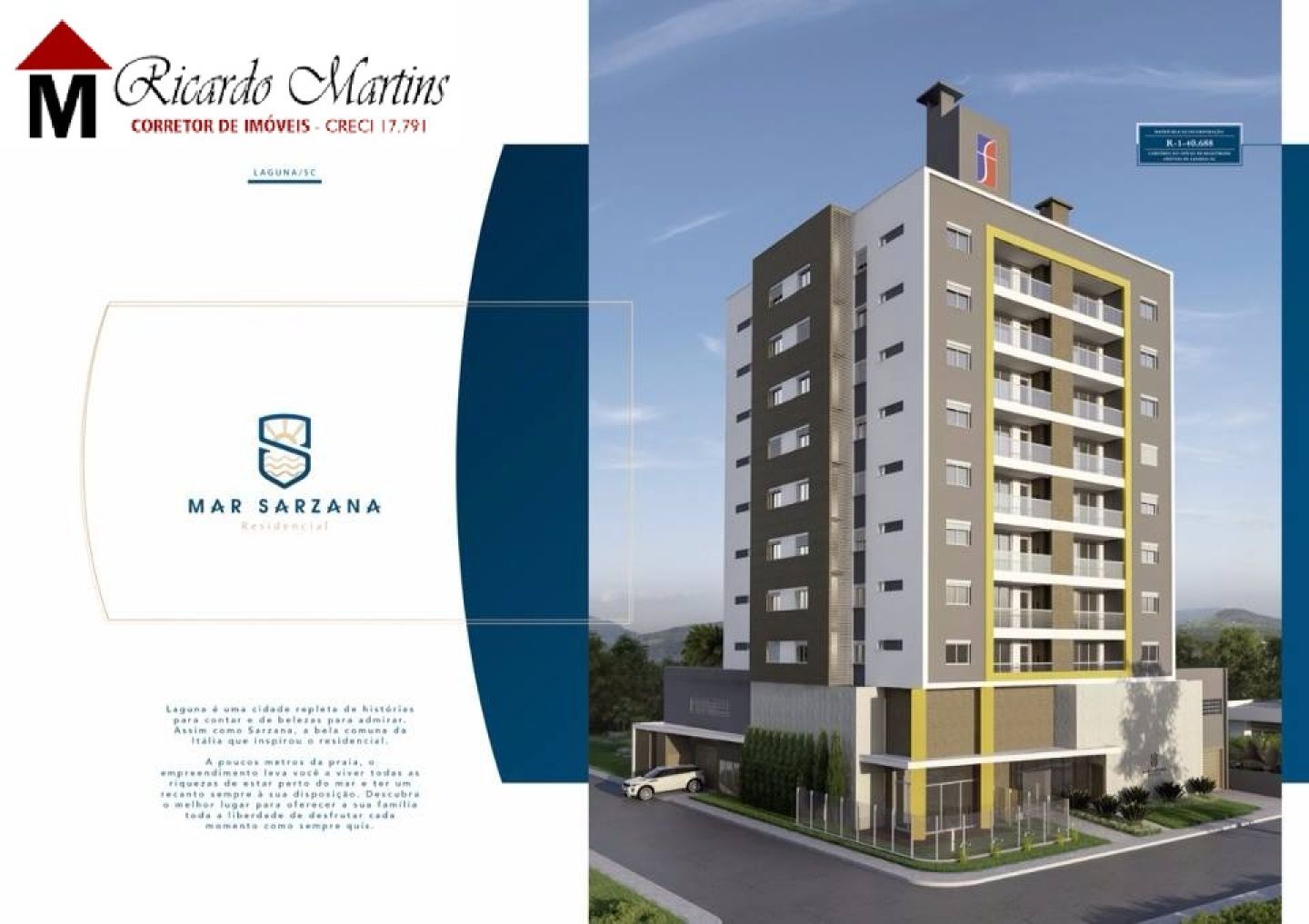 Mar Sarzana Mar Grosso Laguna apartamento a venda