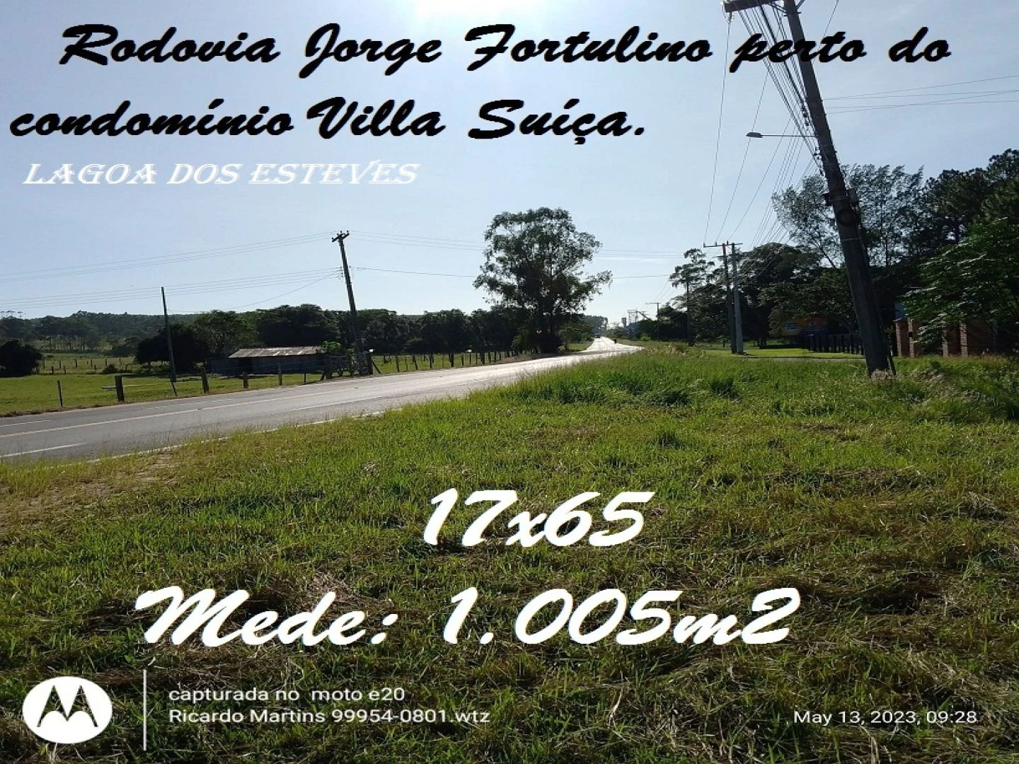 Terreno a venda Lagoa dos Esteves balneário Rincão