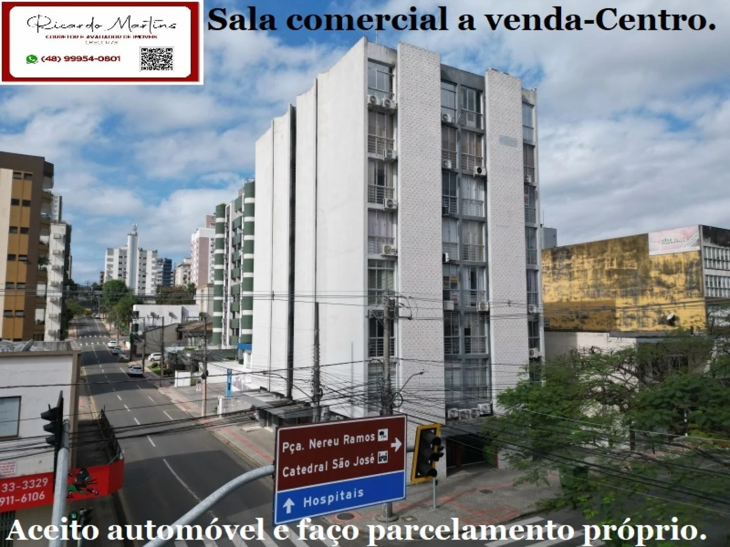 Sala comercial a venda no Centro de Criciúma Mario da Cunha Carneiro