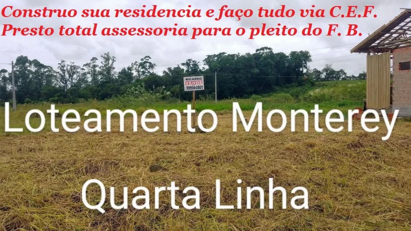Terreno a venda Quarta Linha loteamento Monterey