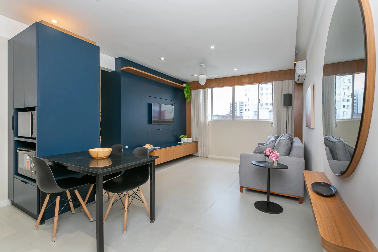 Excelente Studio mobiliado com móveis planejados de primeira Porteira fechada — foto 10