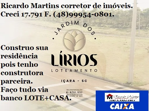 Loteamento Jardim dos Lírios bairro Liri Içara