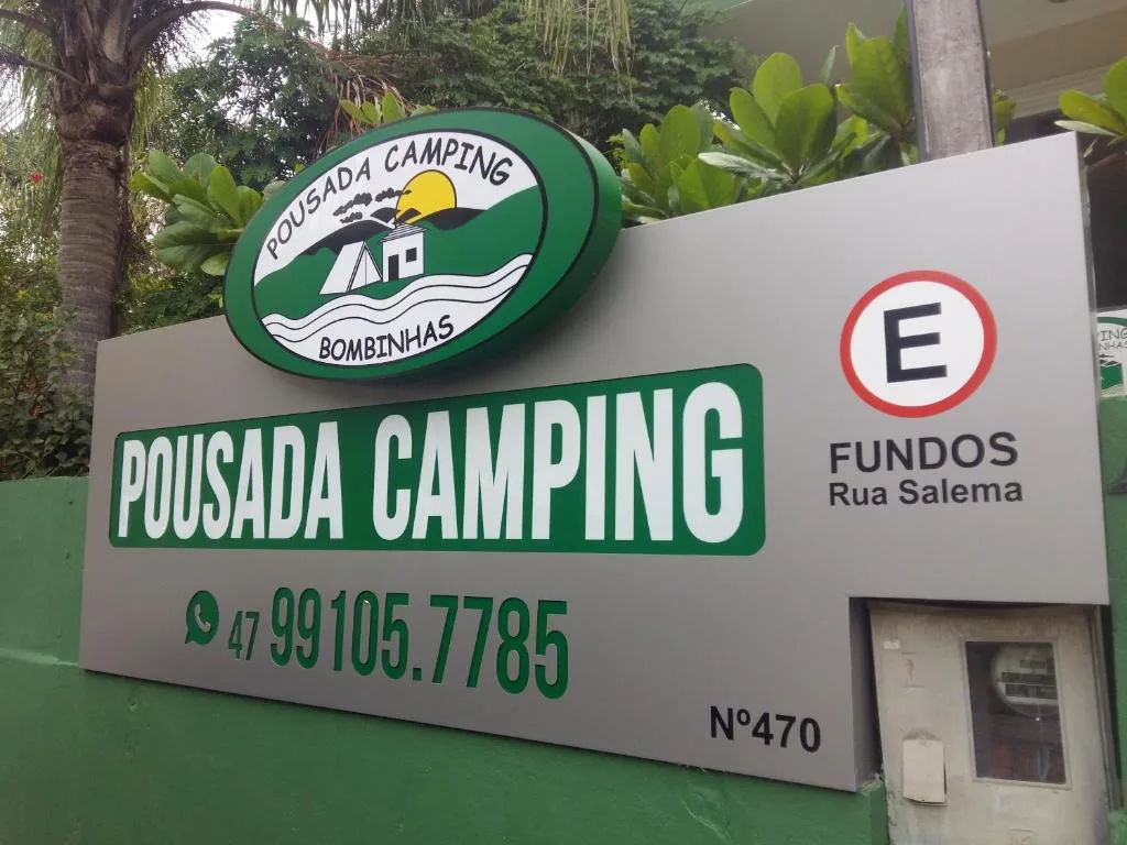 Pousada Camping Bombinhas, Bombinhas, na Rua Tainha em Bombinhas/SC