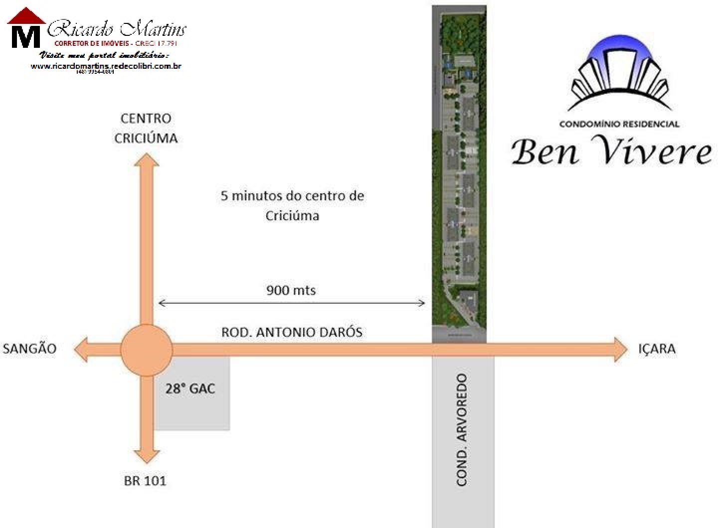 Ben Vivere Primeira Linha Criciúma apartamento a venda — foto 2