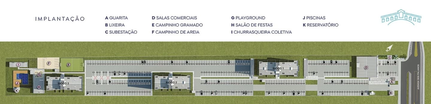 Via Venezia residencial bairro São Francisco Criciúma — foto 4