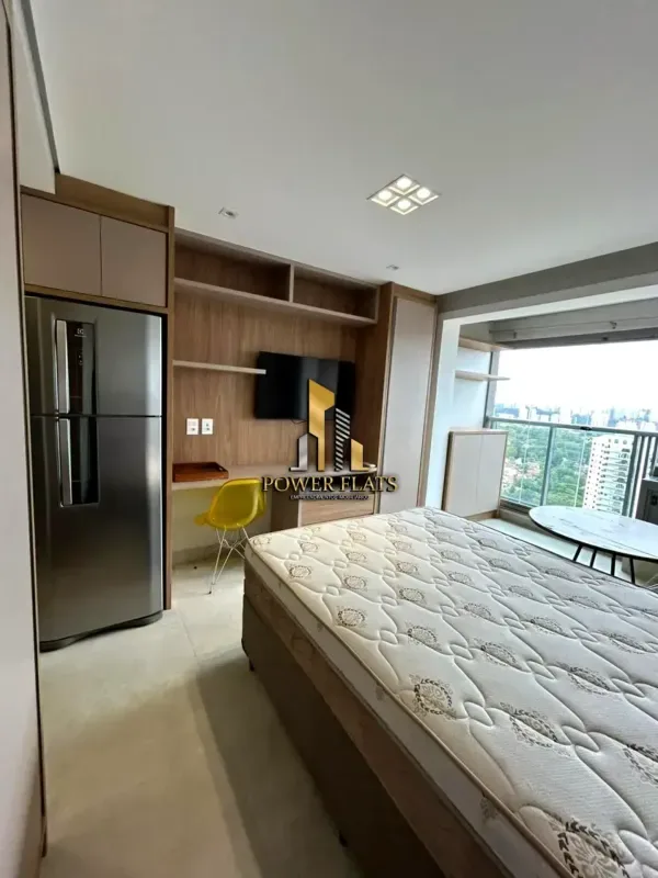 Flat para alugar com 30 m², 1 quarto, 1 banheiro, 1 vaga em Santo Amaro, São Paulo/SP — foto 2