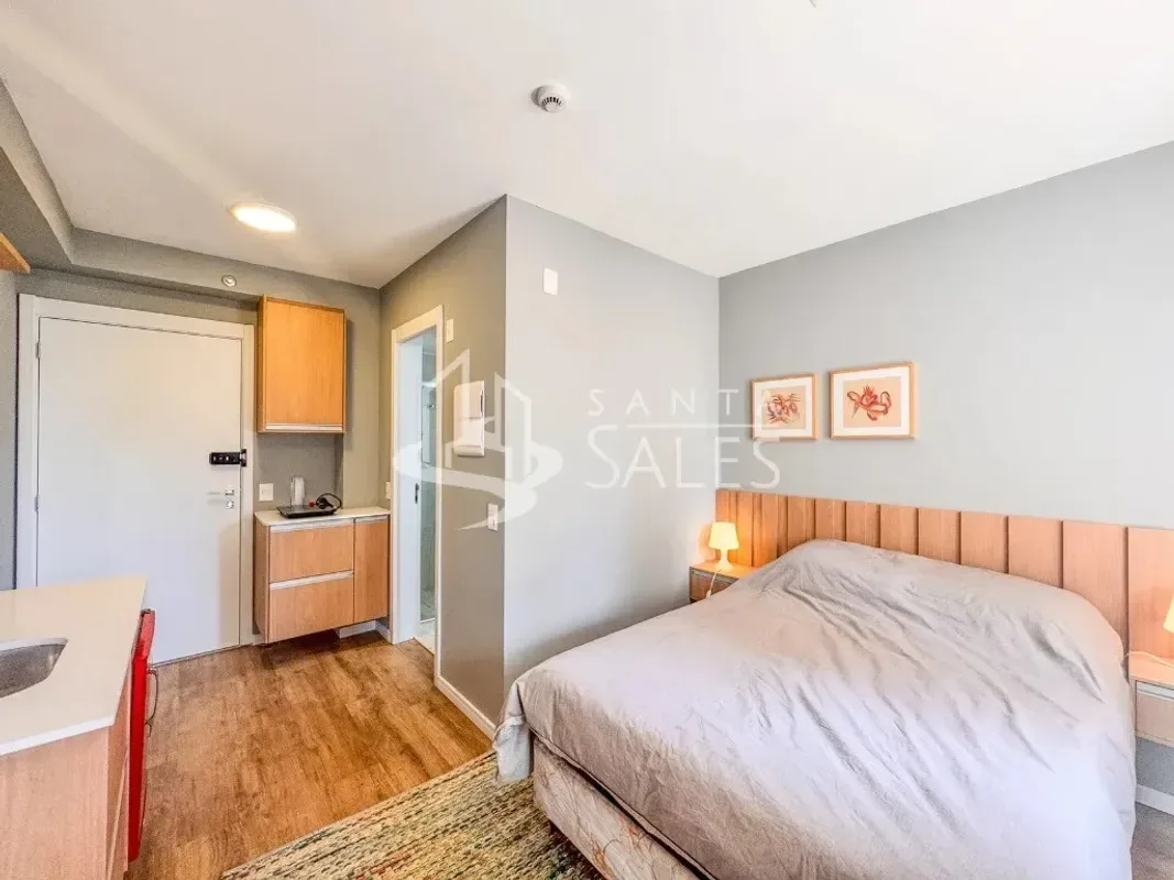 Apartamento para alugar com 21 m², 1 quarto, 1 banheiro em Santo Amaro, São Paulo/SP — foto 5