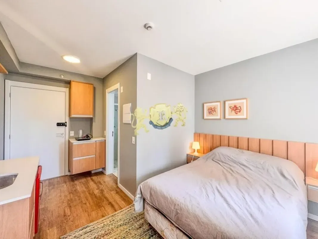Apartamento para alugar com 21 m², 1 quarto, 1 banheiro em Santo Amaro, São Paulo/SP — foto 3