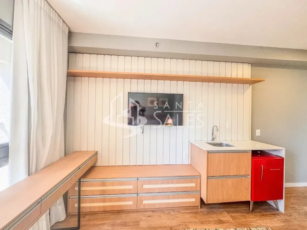Apartamento para alugar com 21 m², 1 quarto, 1 banheiro em Santo Amaro, São Paulo/SP — foto 9