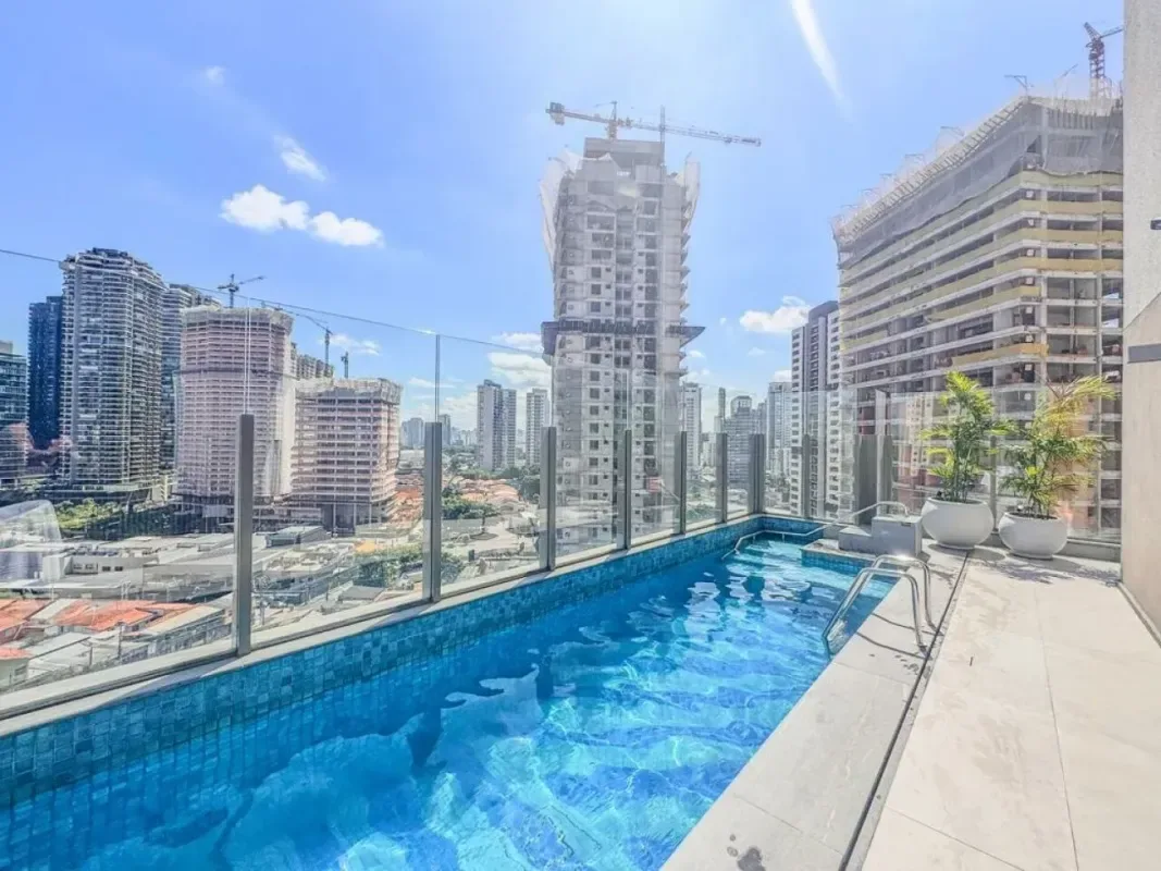 Apartamento para alugar com 21 m², 1 quarto, 1 banheiro em Santo Amaro, São Paulo/SP — foto 15