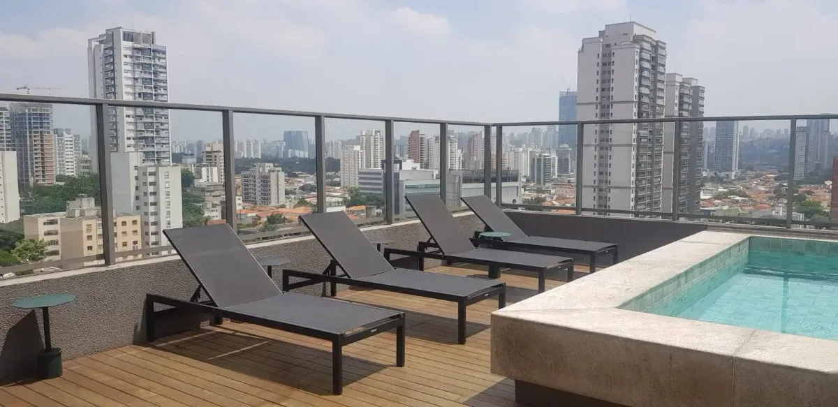 Apartamento para alugar com 27 m², 1 quarto, 1 banheiro em Santo Amaro, São Paulo/SP — foto 10