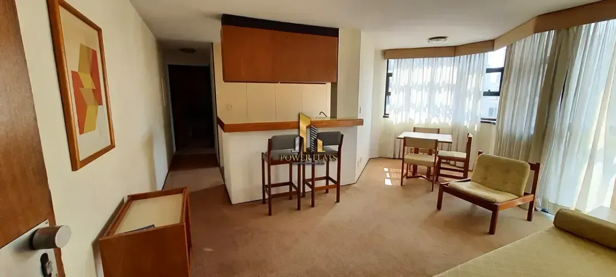 Flat para alugar com 50 m², 1 quarto, 1 banheiro, 1 vaga em Campo Belo, São Paulo/SP — foto 2