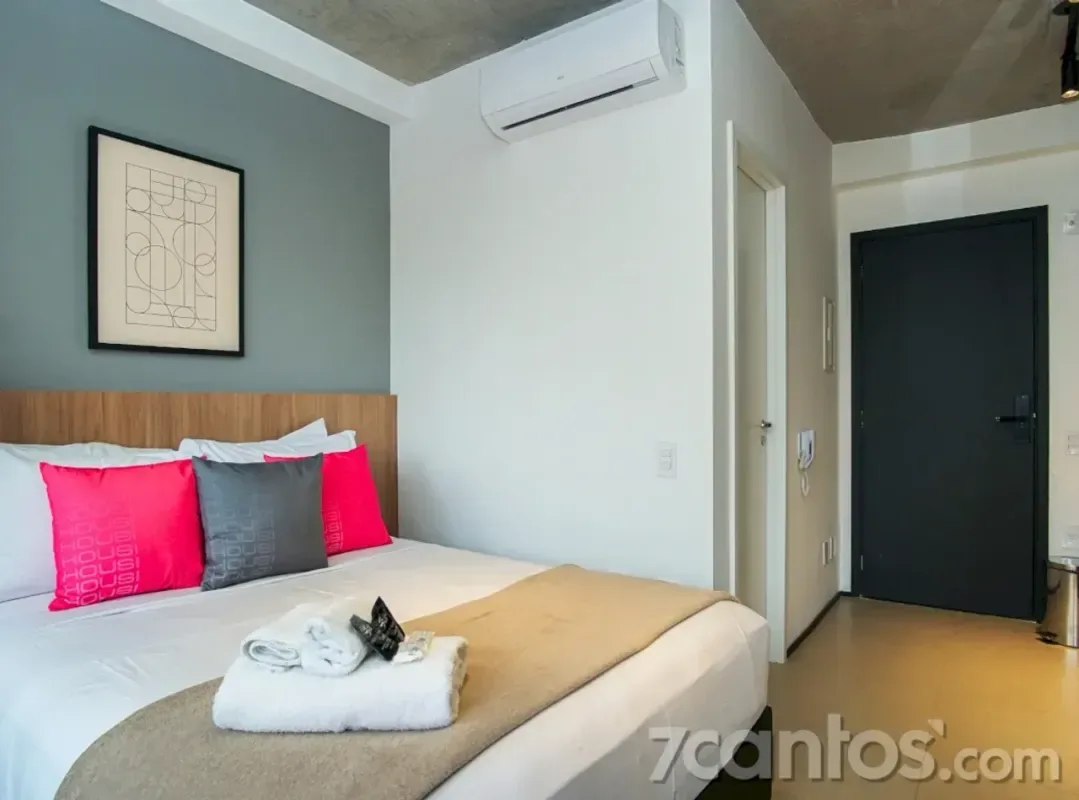 Apartamento para alugar com 25 m², 1 quarto, 1 banheiro em Santo Amaro, São Paulo/SP — foto 3