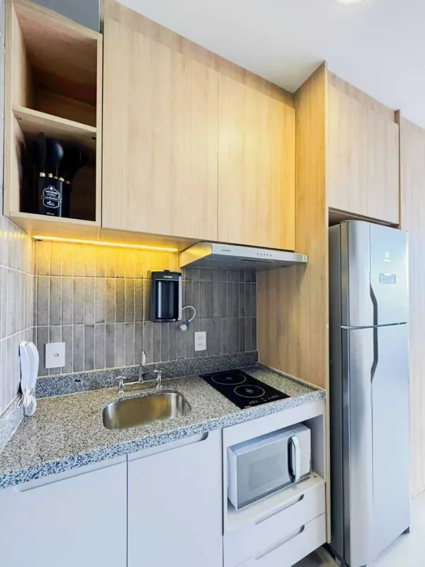 Apartamento para alugar com 24 m², 1 quarto, 1 banheiro em Santo Amaro, São Paulo/SP — foto 4