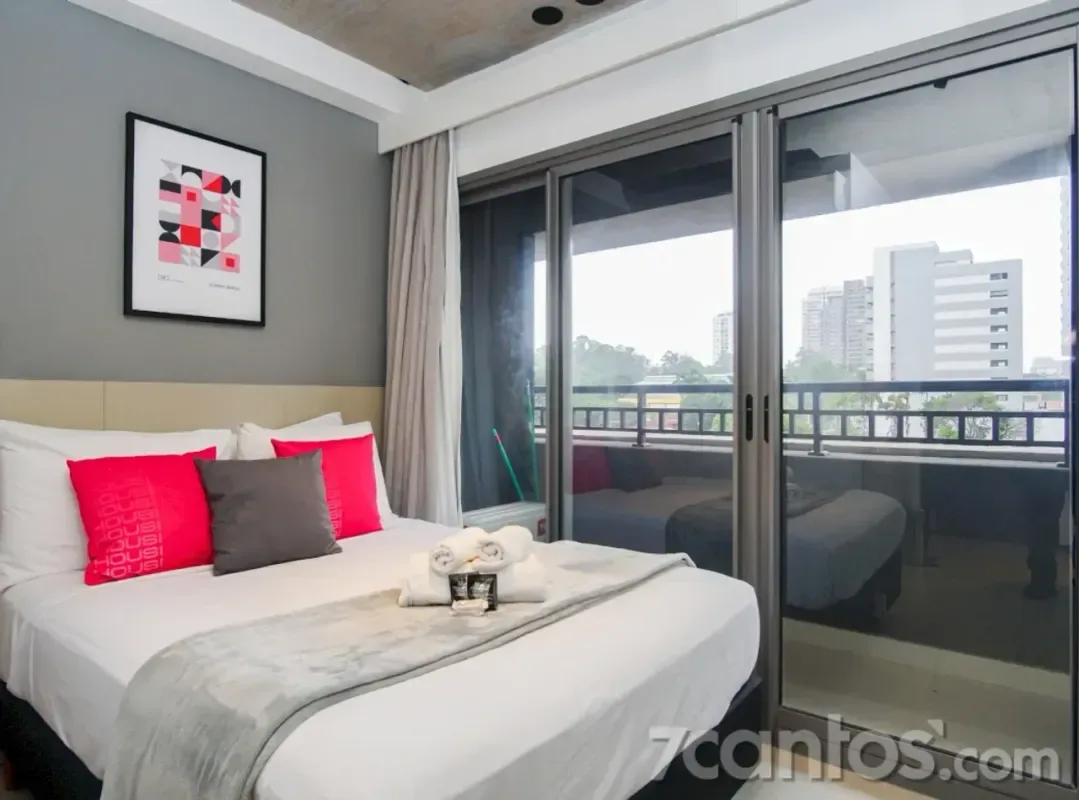 Apartamento para alugar com 25 m², 1 quarto, 1 banheiro em Santo Amaro, São Paulo/SP — foto 2