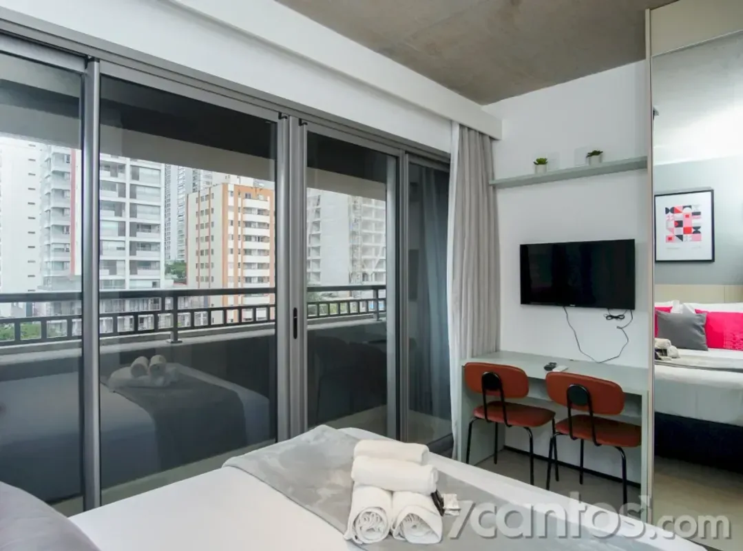 Apartamento para alugar com 25 m², 1 quarto, 1 banheiro em Santo Amaro, São Paulo/SP — foto 5