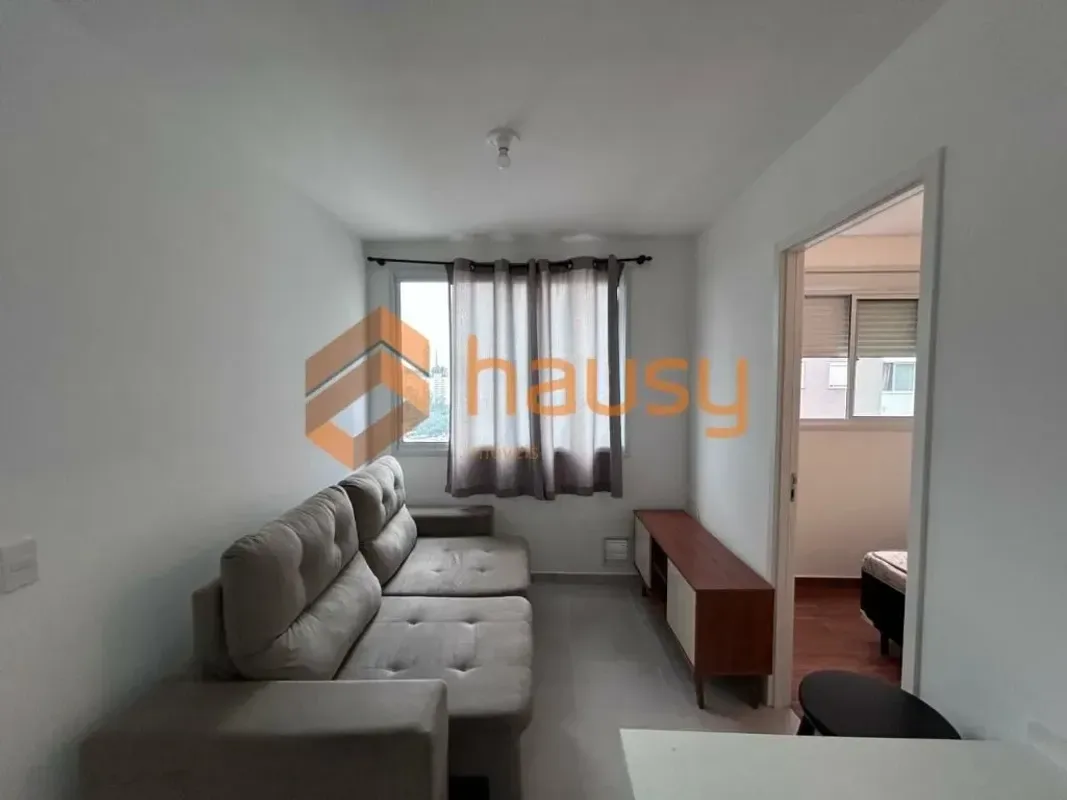 Apartamento para alugar com 35 m², 2 quartos, 1 banheiro, 1 vaga em Santo Amaro, São Paulo/SP