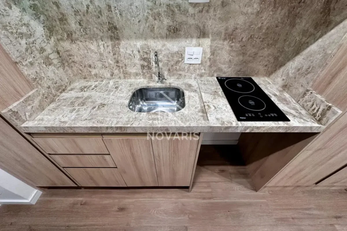 Apartamento para alugar com 26 m², 1 quarto, 1 banheiro em Santo Amaro, São Paulo/SP — foto 8
