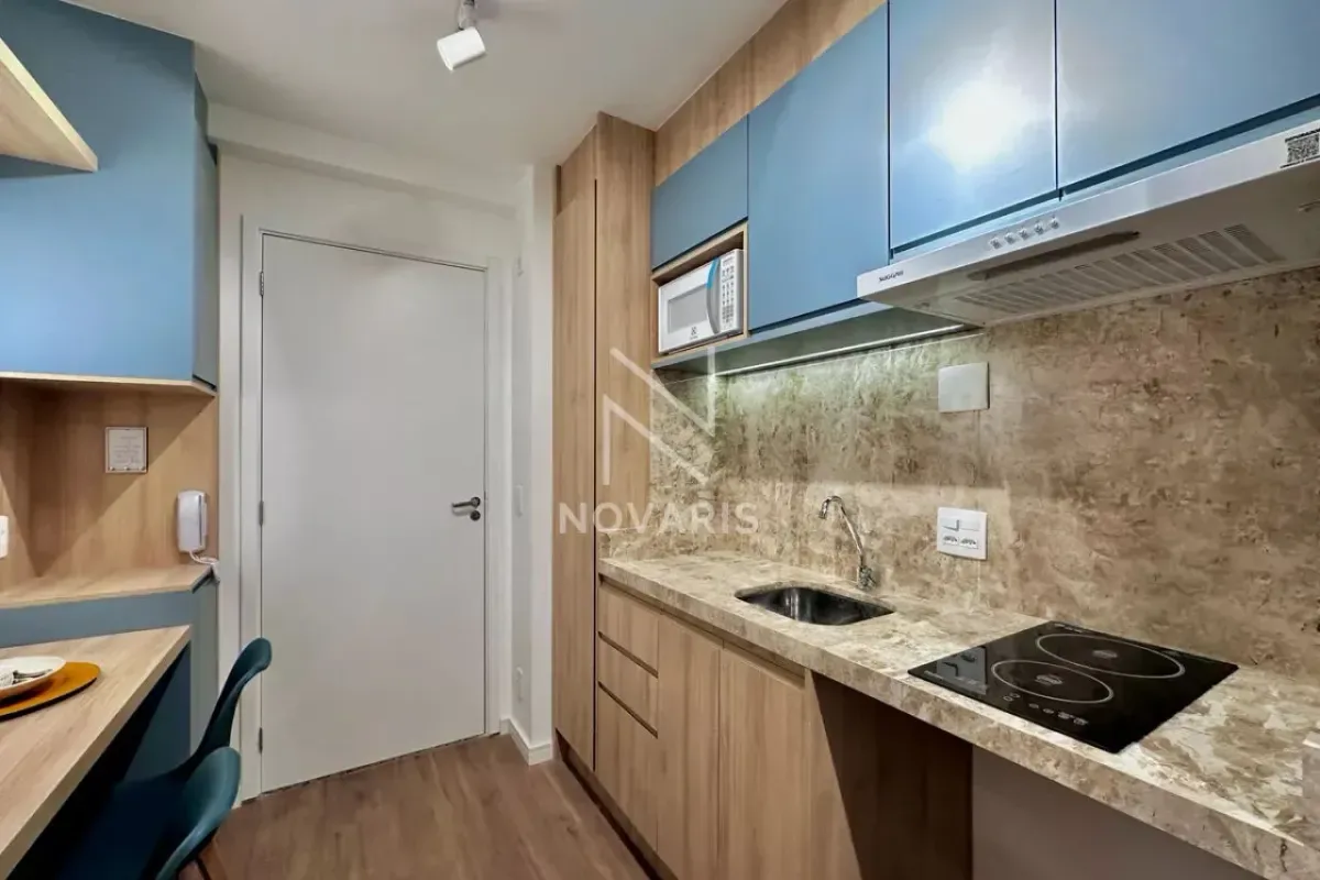 Apartamento para alugar com 26 m², 1 quarto, 1 banheiro em Santo Amaro, São Paulo/SP — foto 9