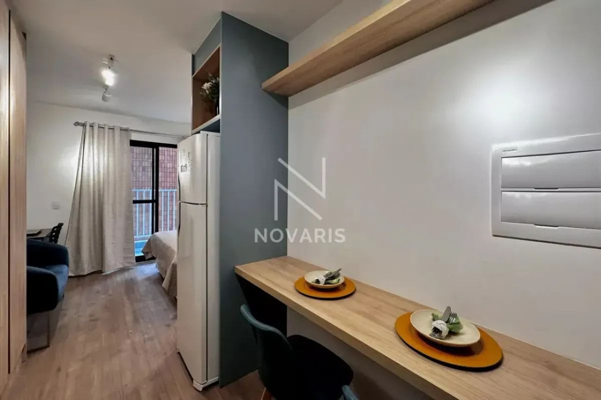 Apartamento para alugar com 26 m², 1 quarto, 1 banheiro em Santo Amaro, São Paulo/SP — foto 11