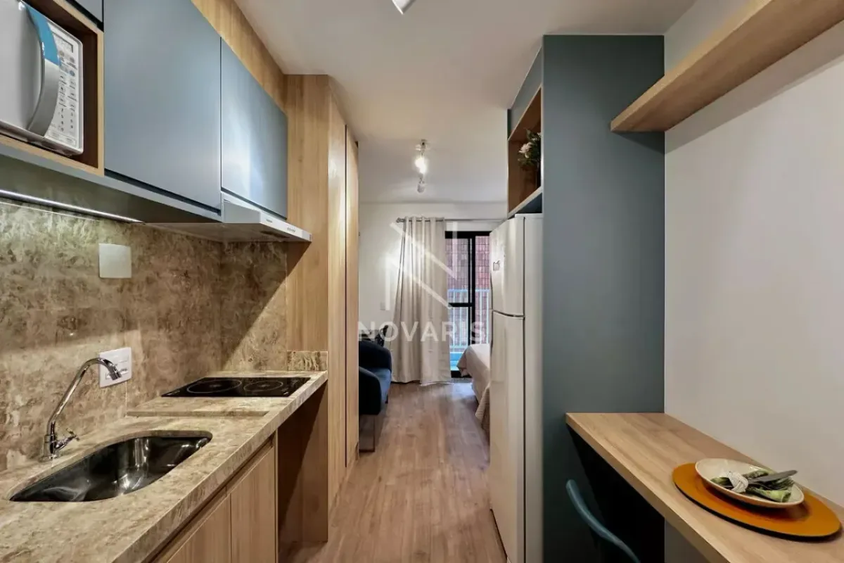 Apartamento para alugar com 26 m², 1 quarto, 1 banheiro em Santo Amaro, São Paulo/SP — foto 12