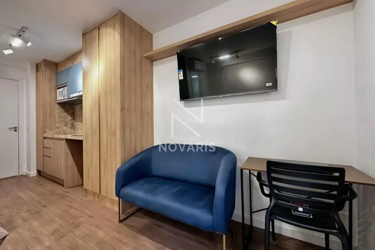 Apartamento para alugar com 26 m², 1 quarto, 1 banheiro em Santo Amaro, São Paulo/SP — foto 13