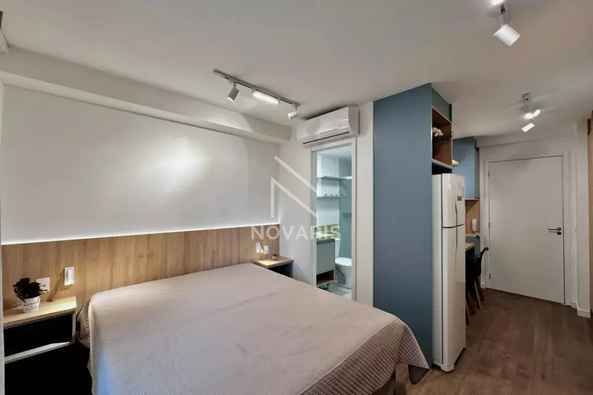 Apartamento para alugar com 26 m², 1 quarto, 1 banheiro em Santo Amaro, São Paulo/SP — foto 19