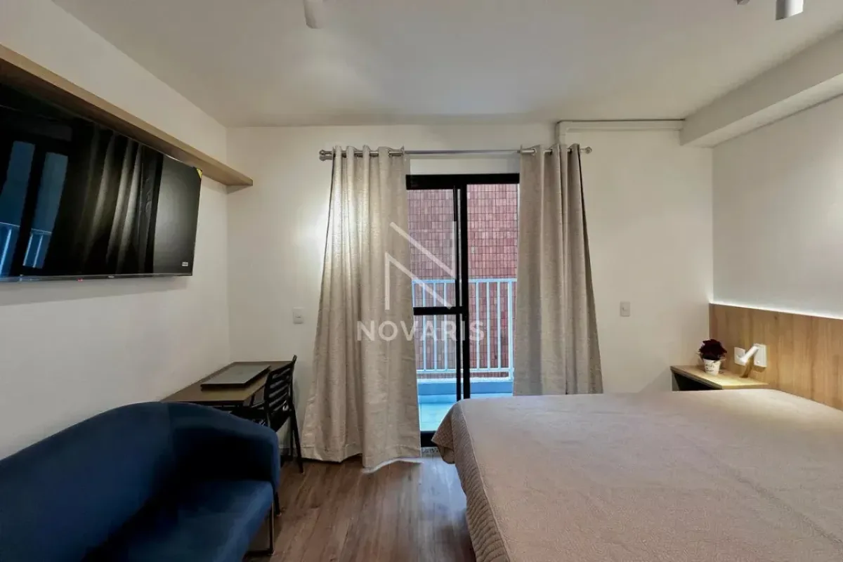Apartamento para alugar com 26 m², 1 quarto, 1 banheiro em Santo Amaro, São Paulo/SP — foto 22