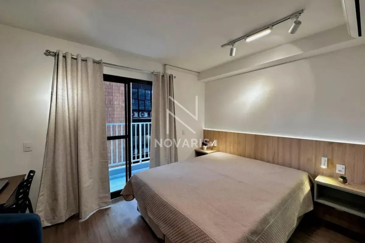 Apartamento para alugar com 26 m², 1 quarto, 1 banheiro em Santo Amaro, São Paulo/SP — foto 23
