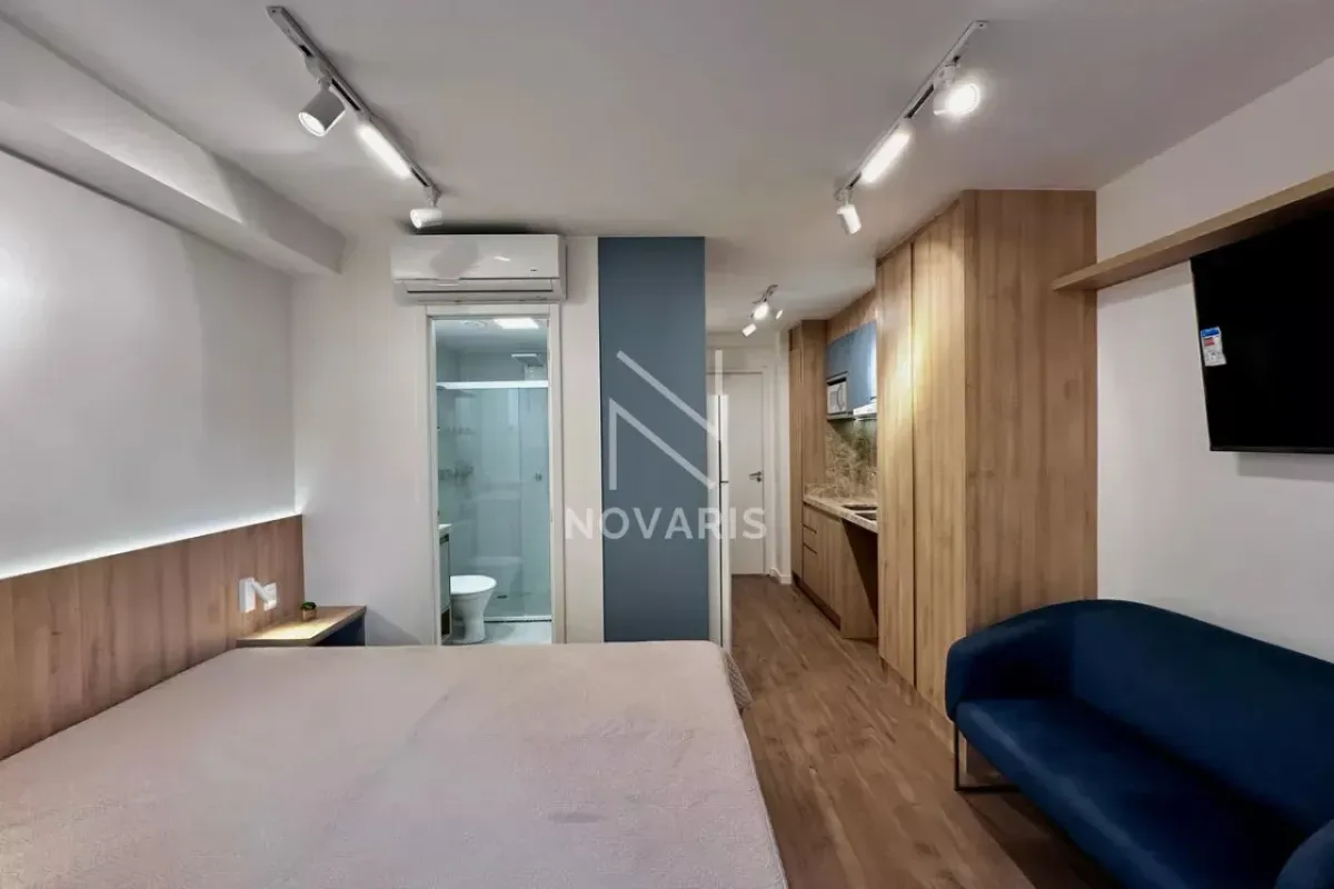 Apartamento para alugar com 26 m², 1 quarto, 1 banheiro em Santo Amaro, São Paulo/SP — foto 25