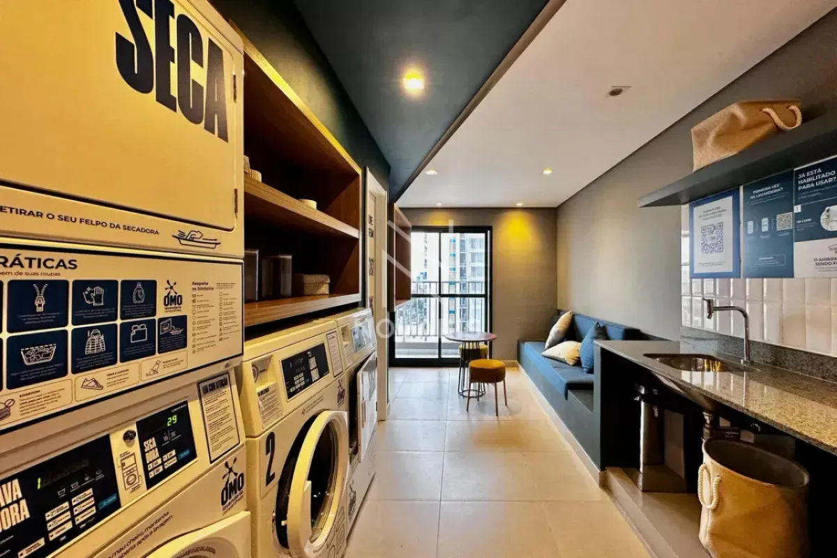 Apartamento para alugar com 26 m², 1 quarto, 1 banheiro em Santo Amaro, São Paulo/SP — foto 26